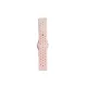 Watch 22mm Spor Delikli Kordon - Pembe-Beyaz