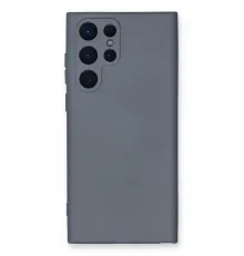 Samsung Galaxy S24 Ultra Kılıf Nano içi Kadife Silikon - Gri