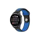Watch 22mm Spor Delikli Kordon - Siyah-Mavi