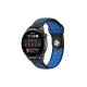 Watch 22mm Spor Delikli Kordon - Siyah-Mavi