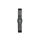 Watch 22mm Spor Delikli Kordon - Siyah-Beyaz