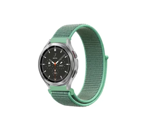 Watch 22mm Hasırlı Cırtcırtlı Kordon - Turkuaz1