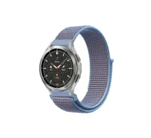 Watch 22mm Hasırlı Cırtcırtlı Kordon - Mavi