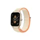 Watch 22mm Hasırlı Cırtcırtlı Kordon - Krem