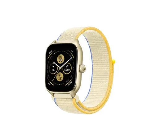 Watch 22mm Hasırlı Cırtcırtlı Kordon - Beyaz