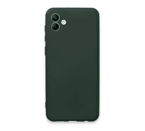 Samsung Galaxy A04E Kılıf First Silikon - Koyu Yeşil