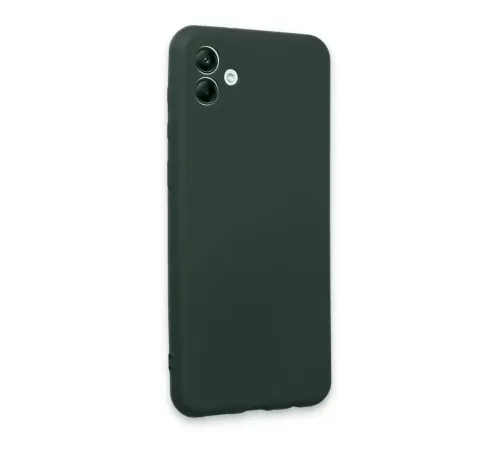 Samsung Galaxy A04E Kılıf First Silikon - Koyu Yeşil
