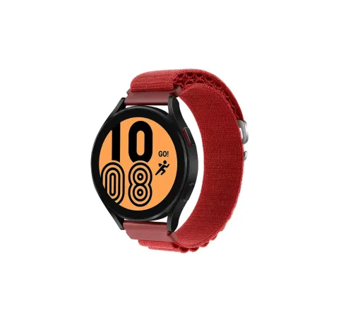 Watch 20mm KR410 Kumaş Kordon - Kırmızı