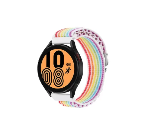 Watch 20mm KR410 Kumaş Kordon - Gökkuşağı
