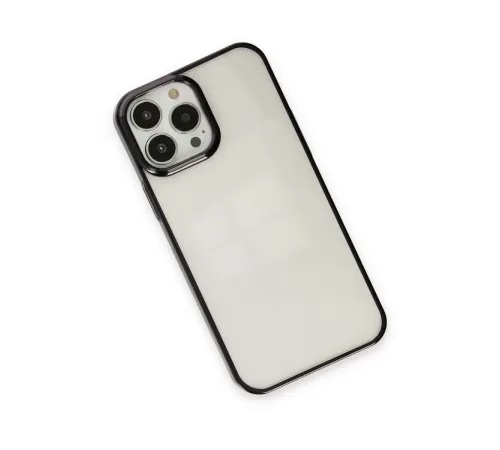 Apple iPhone 13 Pro Max Kılıf Element Silikon - Siyah