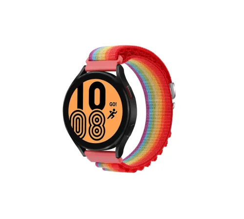 Watch 20mm KR410 Kumaş Kordon - Gökkuşağı 1