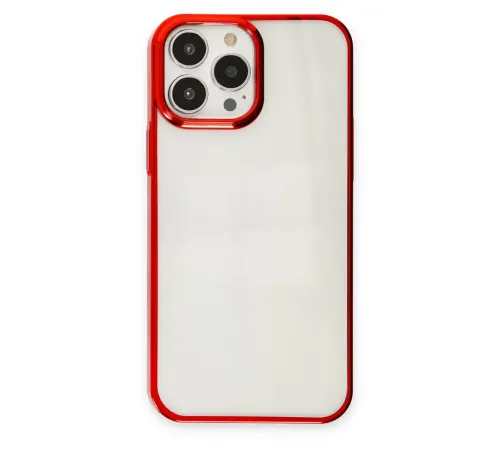 Apple iPhone 13 Pro Max Kılıf Element Silikon - Kırmızı