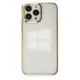 Apple iPhone 13 Pro Max Kılıf Element Silikon - Gold