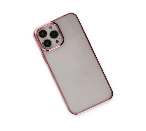 Apple iPhone 13 Pro Max Kılıf Element Silikon - Pembe