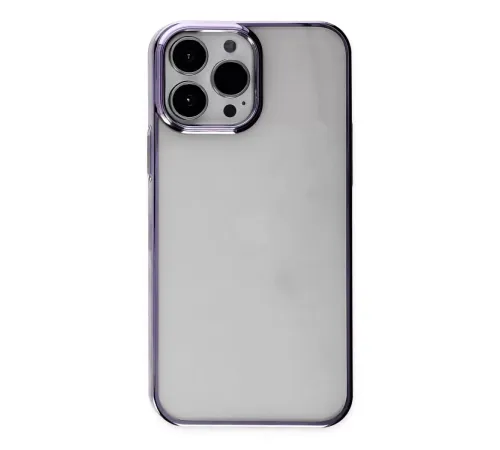 Apple iPhone 13 Pro Max Kılıf Element Silikon - Mor
