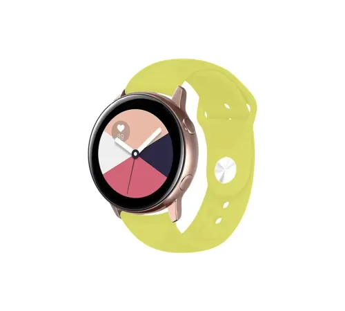 Watch 22mm Klasik Kordon - Sarı
