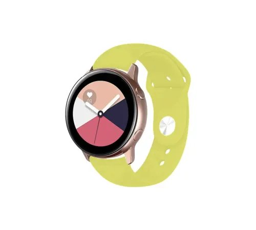 Watch 22mm Klasik Kordon - Sarı