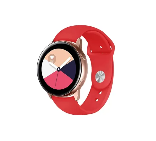 Watch 22mm Klasik Kordon - Kırmızı