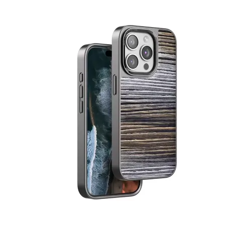 Apple iPhone 15 Pro Max Wave Kapak - Sarı