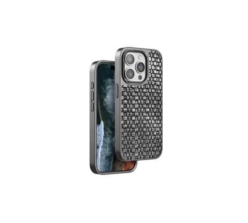 Apple iPhone 14 Pro Max Brand Kapak - Gümüş