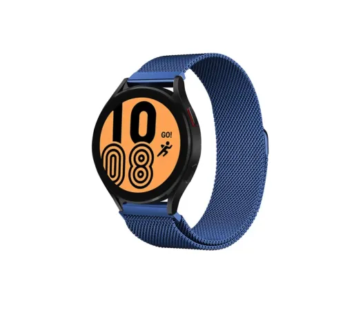 Samsung Galaxy Watch 4 Metal Mıknatıslı Kordon - Mavi