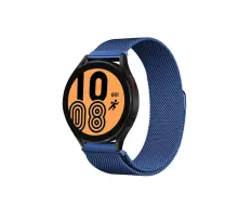 Samsung Galaxy Watch 4 Metal Mıknatıslı Kordon - Mavi