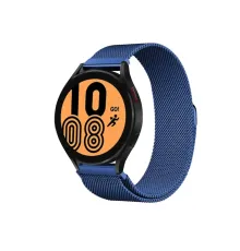 Samsung Galaxy Watch 4 Metal Mıknatıslı Kordon - Mavi