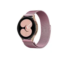 Samsung Galaxy Watch 4 Metal Mıknatıslı Kordon - Rose