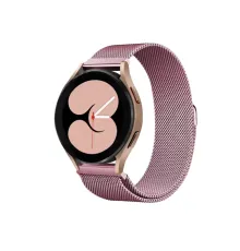 Samsung Galaxy Watch 4 Metal Mıknatıslı Kordon - Rose