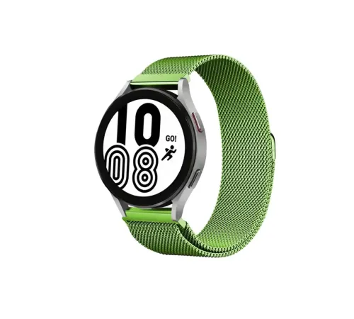 Samsung Galaxy Watch 4 Metal Mıknatıslı Kordon - Yeşil