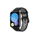 Huawei Watch Fit 2 Spor Delikli Kordon - Siyah-Gri