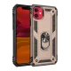 Apple iPhone 11 Kılıf Sofya Yüzüklü Silikon Kapak - Gold