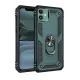 Apple iPhone 11 Kılıf Sofya Yüzüklü Silikon Kapak - Yeşil