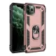 Apple iPhone 11 Pro Kılıf Sofya Yüzüklü Silikon Kapak - Rose