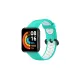 Xiaomi Redmi Watch 2 Spor Delikli Kordon - Turkuaz-Beyaz
