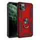 Apple iPhone 11 Pro Kılıf Sofya Yüzüklü Silikon Kapak - Kırmızı
