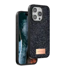 Apple iPhone 14 Pro Max Bright Simli Kapak - Siyah