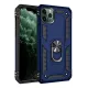Apple iPhone 11 Pro Max Kılıf Sofya Yüzüklü Silikon Kapak - Lacivert
