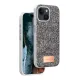 Apple iPhone 15 Bright Simli Kapak - Gümüş