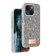 Apple iPhone 15 Bright Simli Kapak - Gold