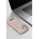 Apple iPhone 15 Pro Bright Simli Kapak - Derin Mor