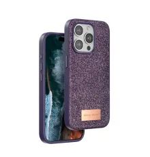 Apple iPhone 15 Pro Max Bright Simli Kapak - Derin Mor