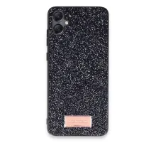 Samsung Galaxy A05 Bright Simli Kapak - Siyah