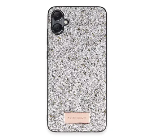 Samsung Galaxy A05 Bright Simli Kapak - Gümüş
