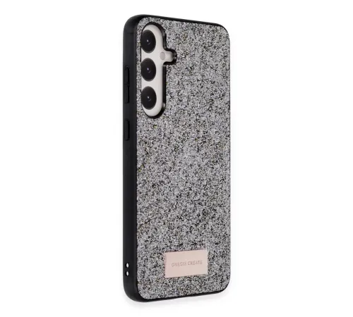 Samsung Galaxy A05S Bright Simli Kapak - Gümüş