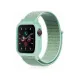 Apple Watch 38mm Hasırlı Cırtcırtlı Kasalı Kordon - Turkuaz