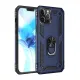 Apple iPhone 12 Pro Max Kılıf Sofya Yüzüklü Silikon Kapak - Lacivert