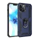 Apple iPhone 12 Pro Max Kılıf Sofya Yüzüklü Silikon Kapak - Lacivert