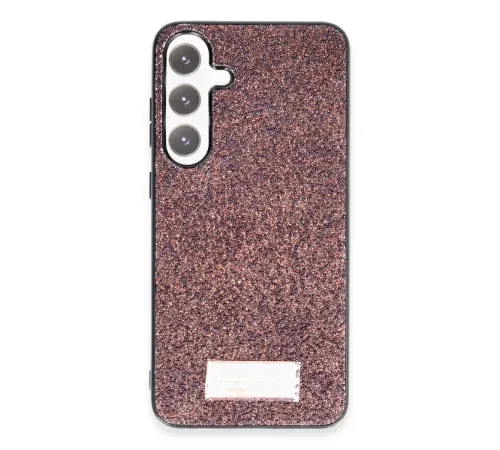 Samsung Galaxy A25 5G Bright Simli Kapak - Derin Mor