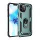 Apple iPhone 12 Pro Max Kılıf Sofya Yüzüklü Silikon Kapak - Yeşil